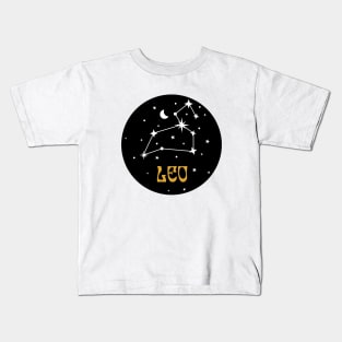 Leo constellation Kids T-Shirt